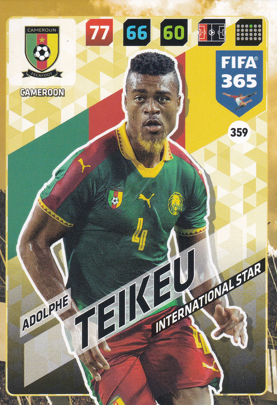 359. ADOLPHE TEIKEU - CAMEROON - INTERNATIONAL STAR