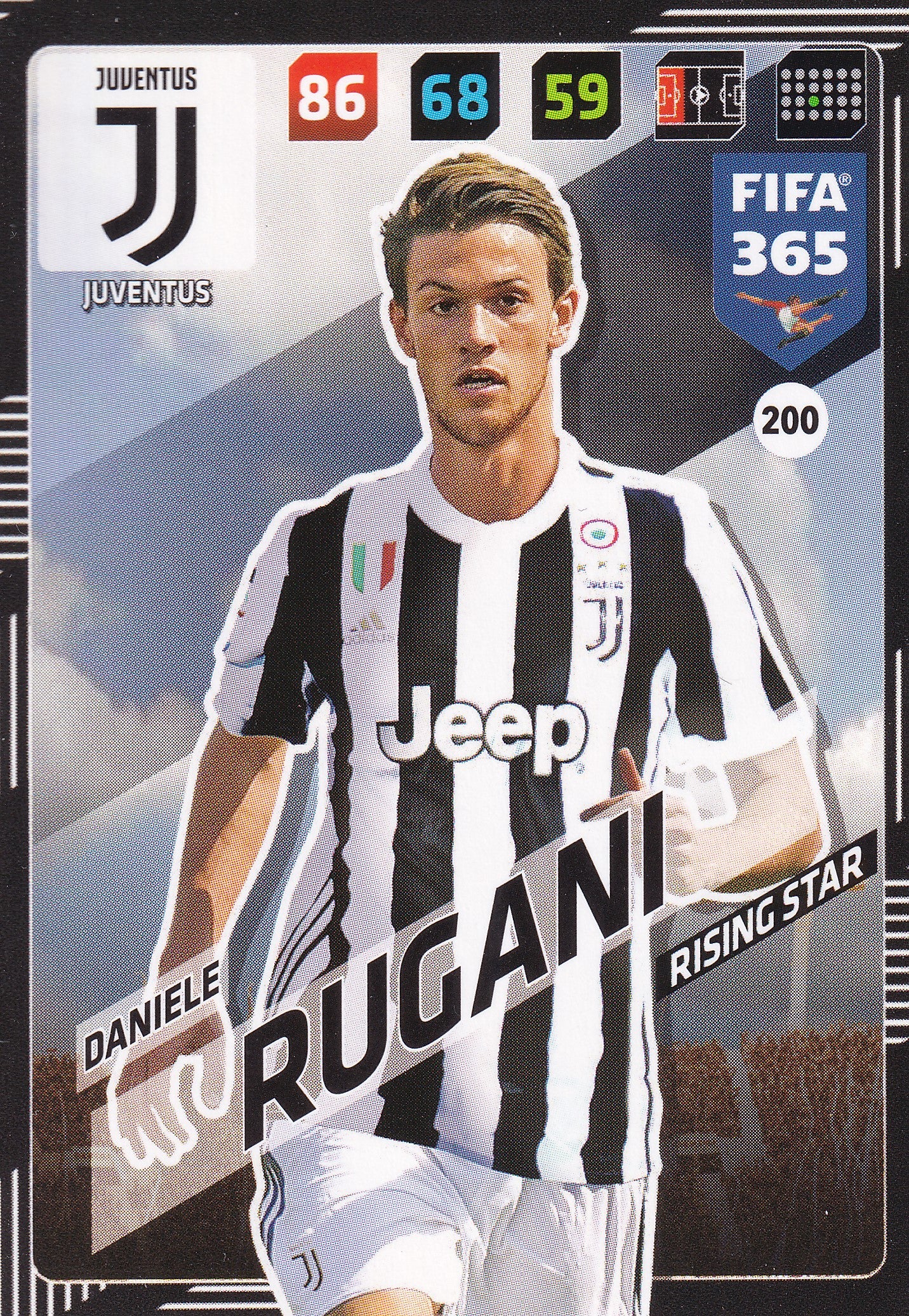 200. DANIELE RUGANI - JUVENTUS - RISING STAR