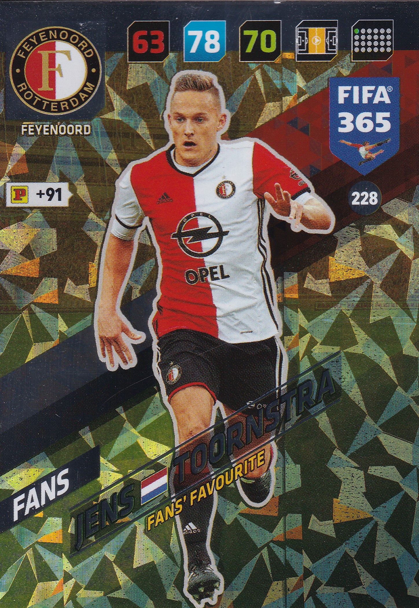 228. JENS TOORNSTRA - FEYENOORD - TEAM MATE