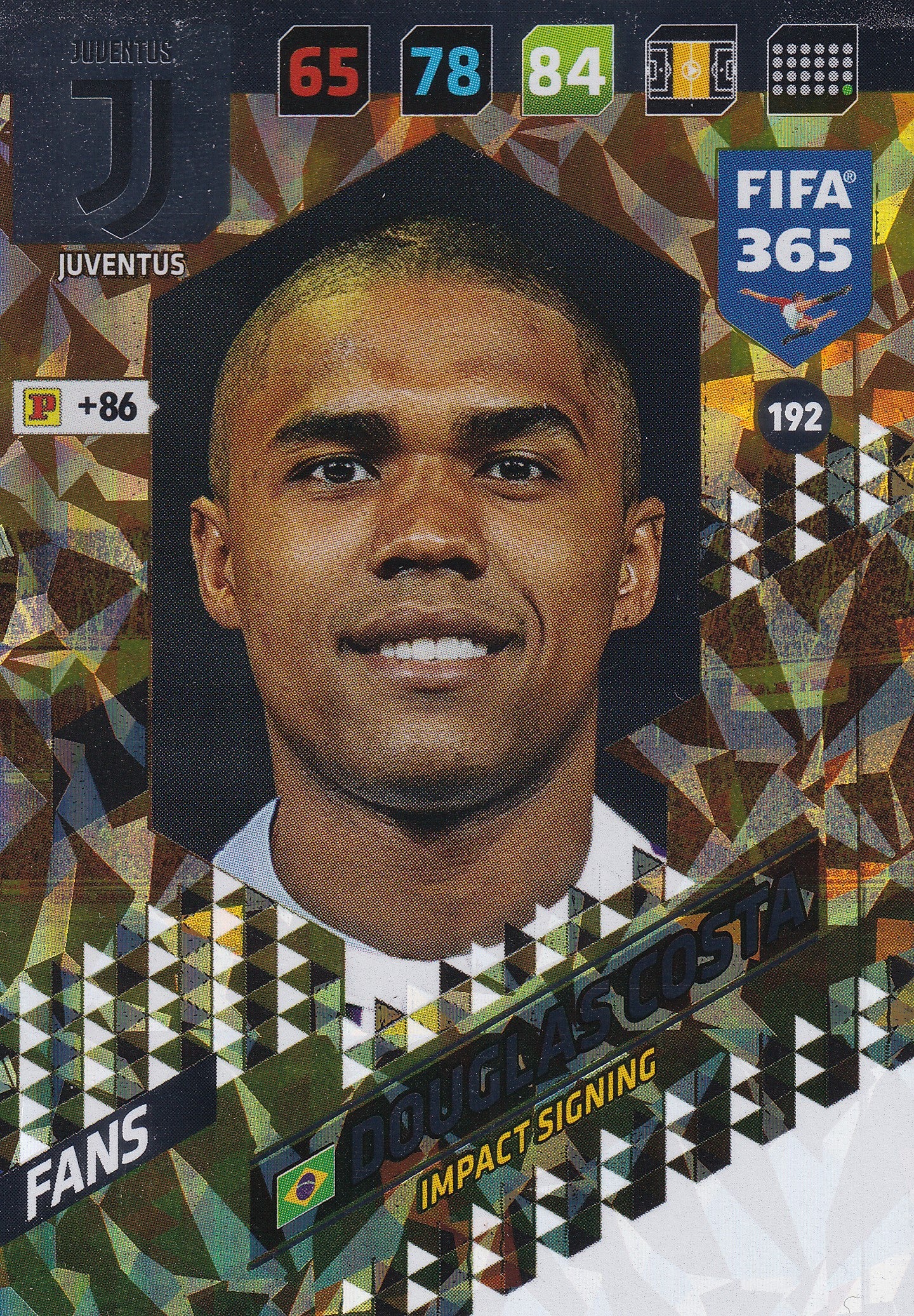 192. DOUGLAS COSTA - JUVENTUS - FANS - IMPACT SIGNING