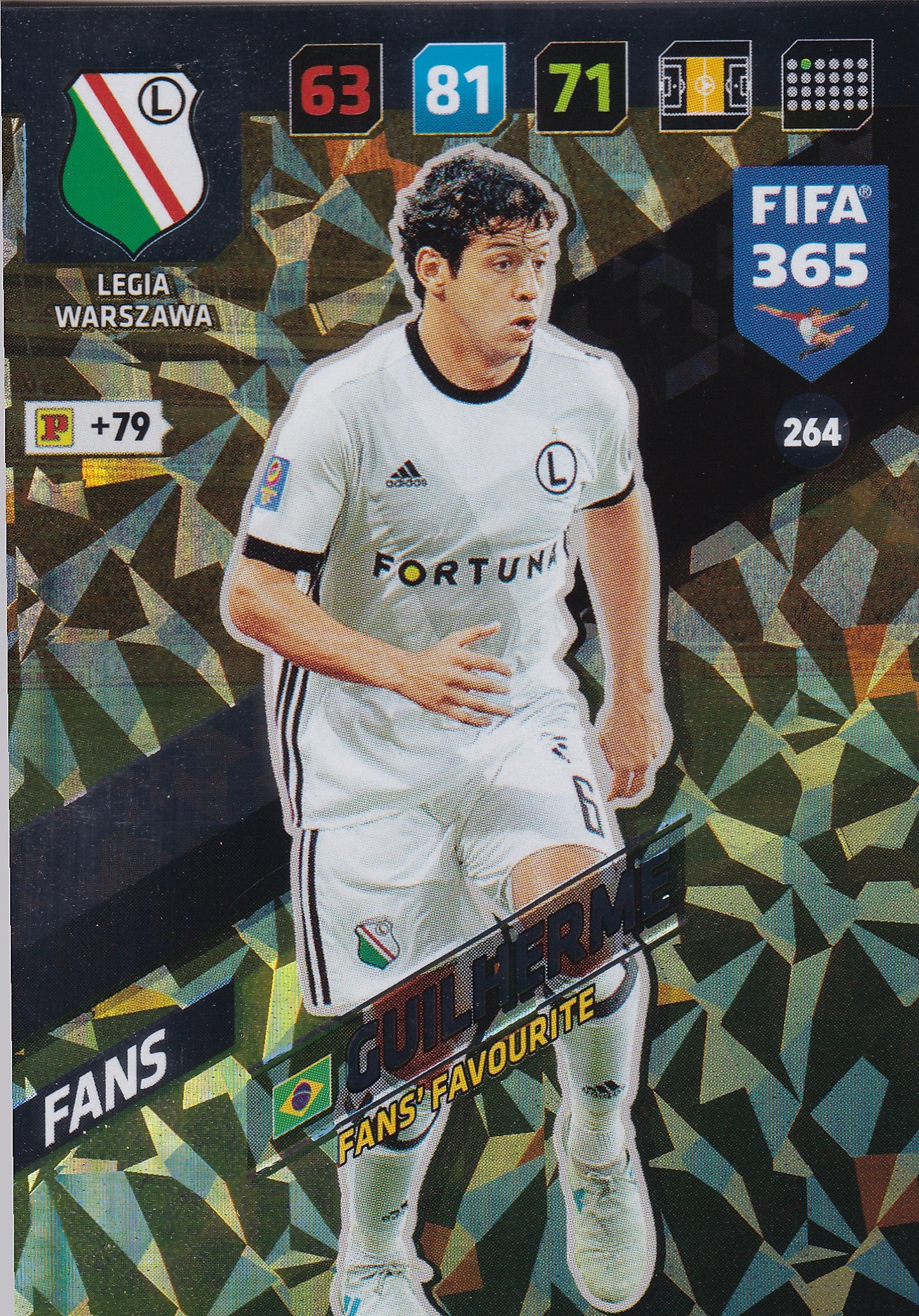 264. GUILHERME - LEGIA WARSZAWA - FANS - FANS’ FAVOURITE