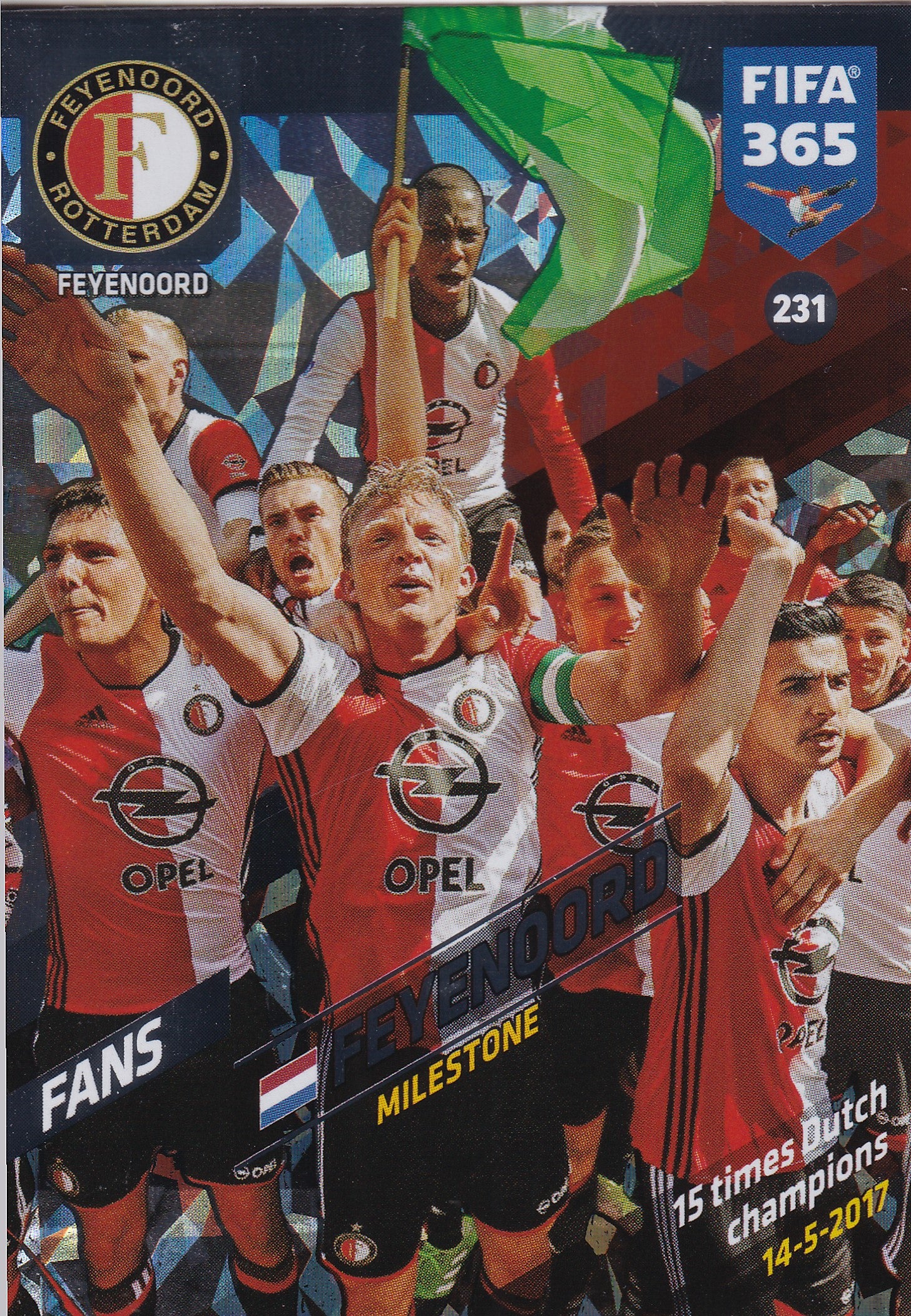 231. FEYENOORD - NEDERLAND - FANS - MILESTONE