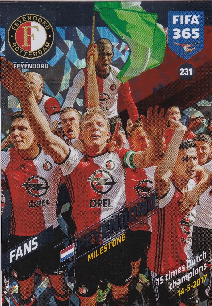 231. FEYENOORD - NEDERLAND - FANS - MILESTONE