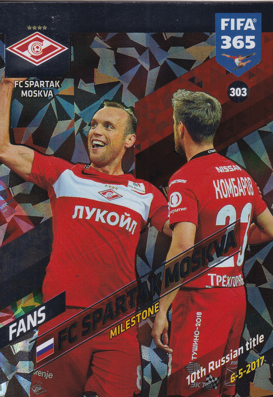 303. FC SPARTAK MOSKVA - RUSSLAND - FANS - MILESTONE