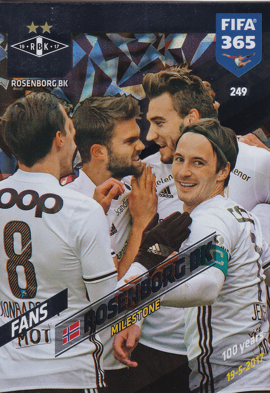 249. ROSENBORG BK - NORGE - FANS - MILESTONE