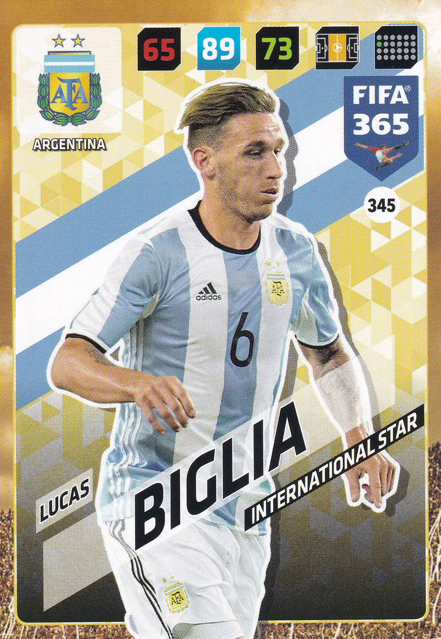 345. LUCAS BIGLIA - ARGENTINA - INTERNATIONAL STAR