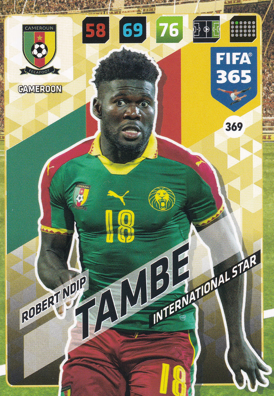369. ROBERT NDIP TAMBE - CAMEROON - INTERNATIONAL STAR