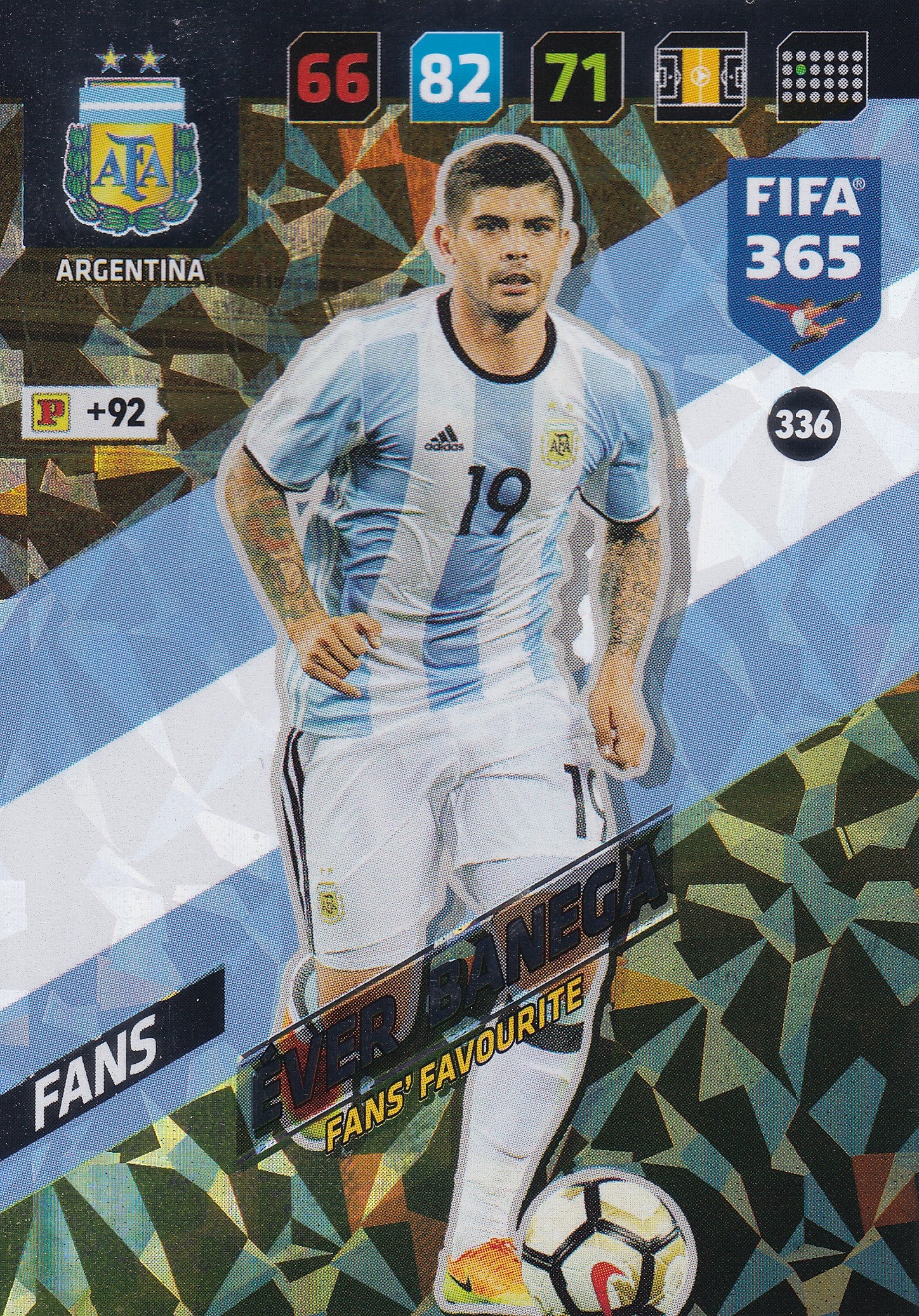 336. ÉVER BANEGA - ARGENTINA - FANS - FANS’ FAVOURITE