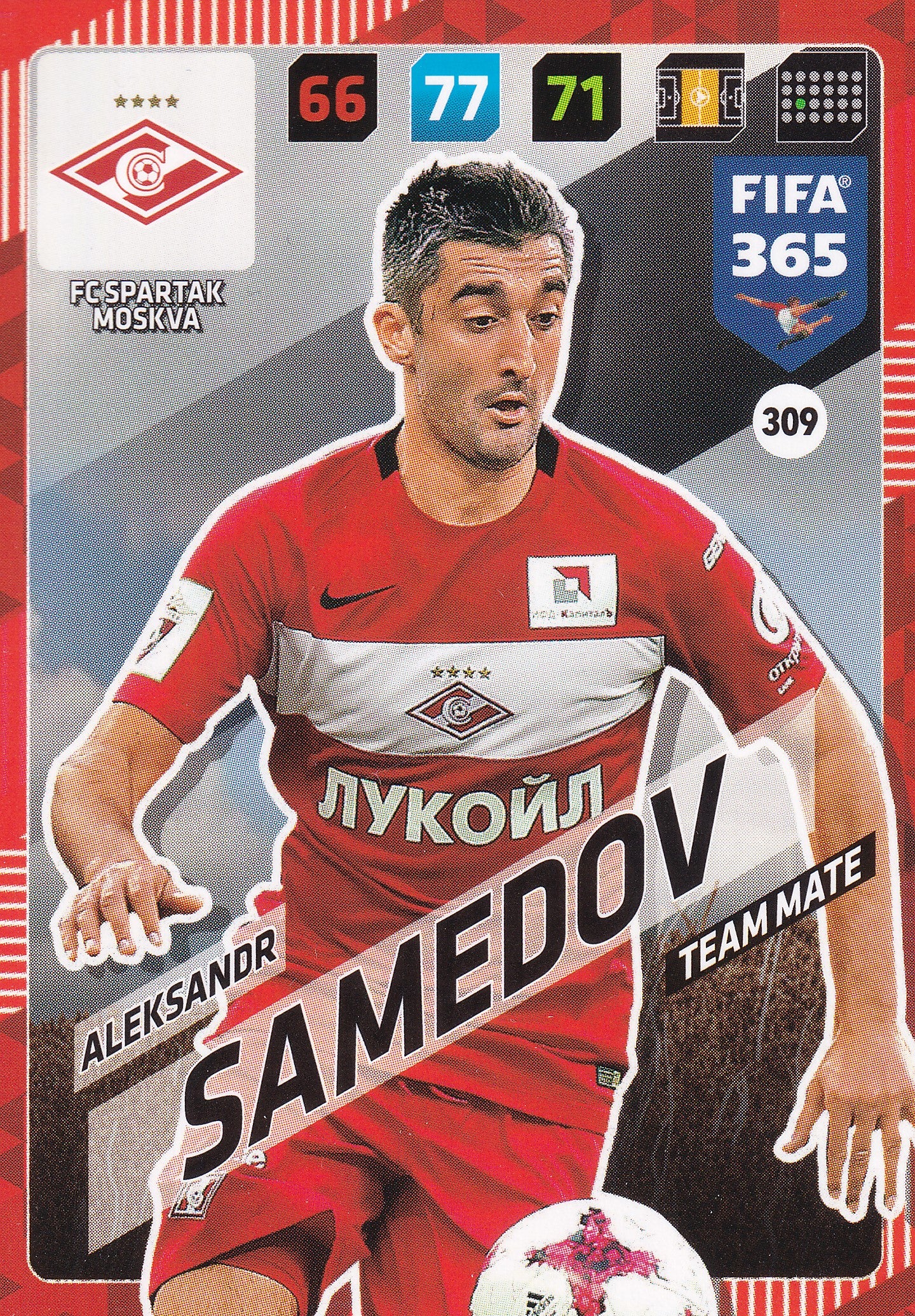 309. ALEKSANDR SAMEDOV - FC SPARTAK MOSKVA - TEAM MATE