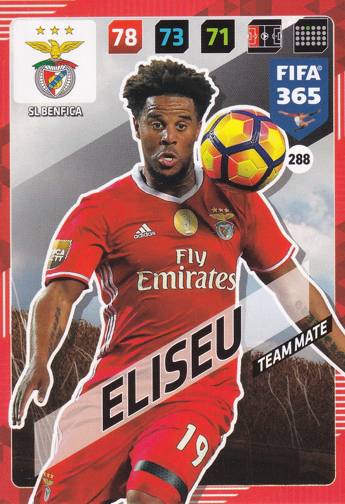 288. ELISEU - SL BENFICA - TEAM MATE