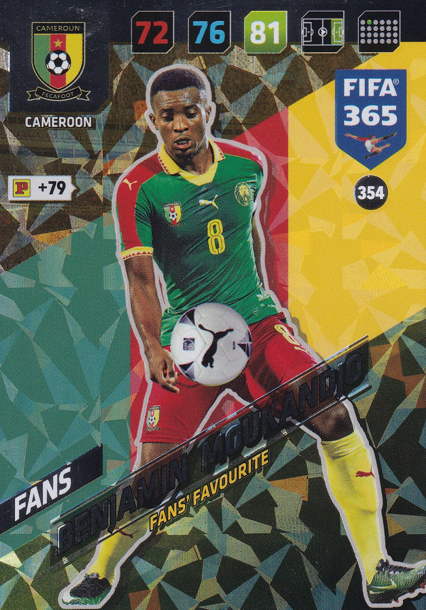 354. BENJAMIN MOUKANDIJO - CAMEROON - FANS FAVOURITE