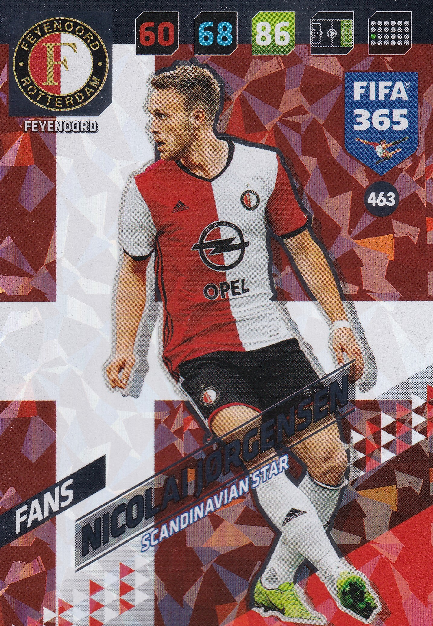463. NICOLAI JØRGENSEN - FEYENOORD - FANS - SCANDINAVIAN STAR