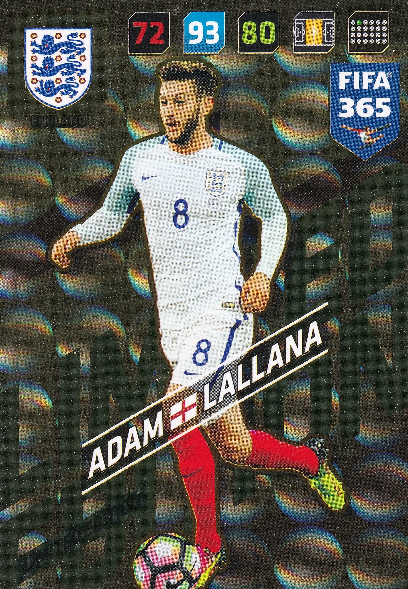 LE - ADAM LALLANA - ENGLAND - LIMITED EDITION