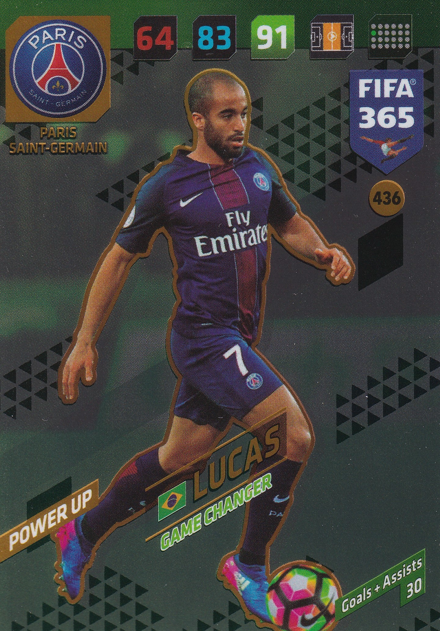 436. LUCAS - PARIS SAINT-GERMAIN - POWER UP - GAME CHANGER
