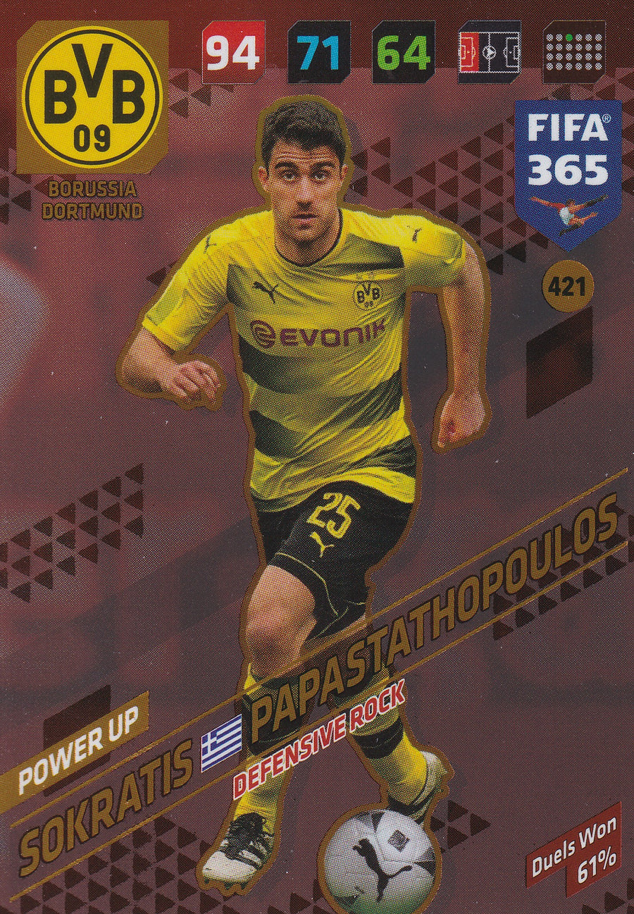 421. SOKRATIS PAPASTATHOPOULOS - BORUSSIA DORTMUND - POWER UP - DEFENSIVE ROCK