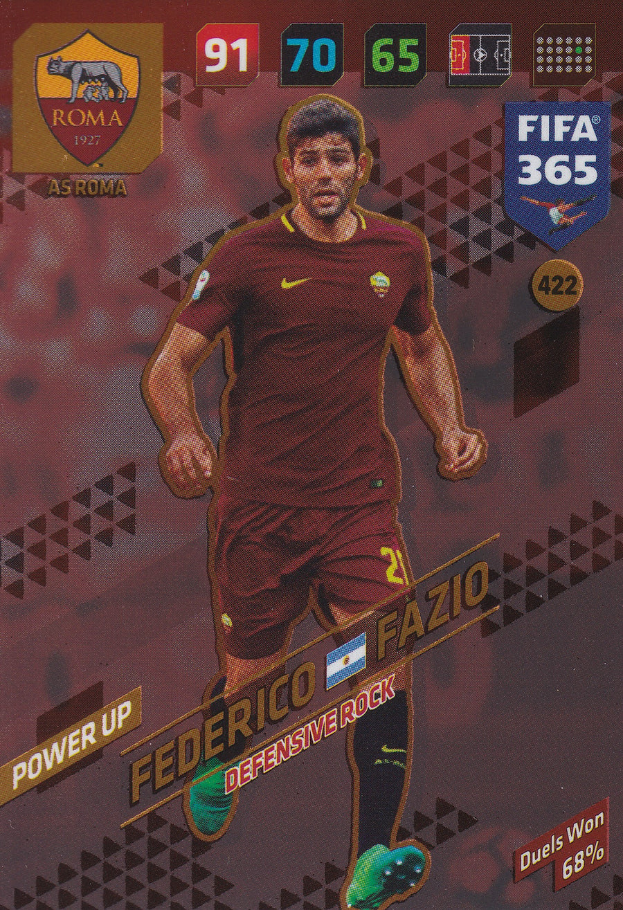 422. FEDERICO FAZIO - AS ROMA - POWER UP - DEFENSIVE ROCK