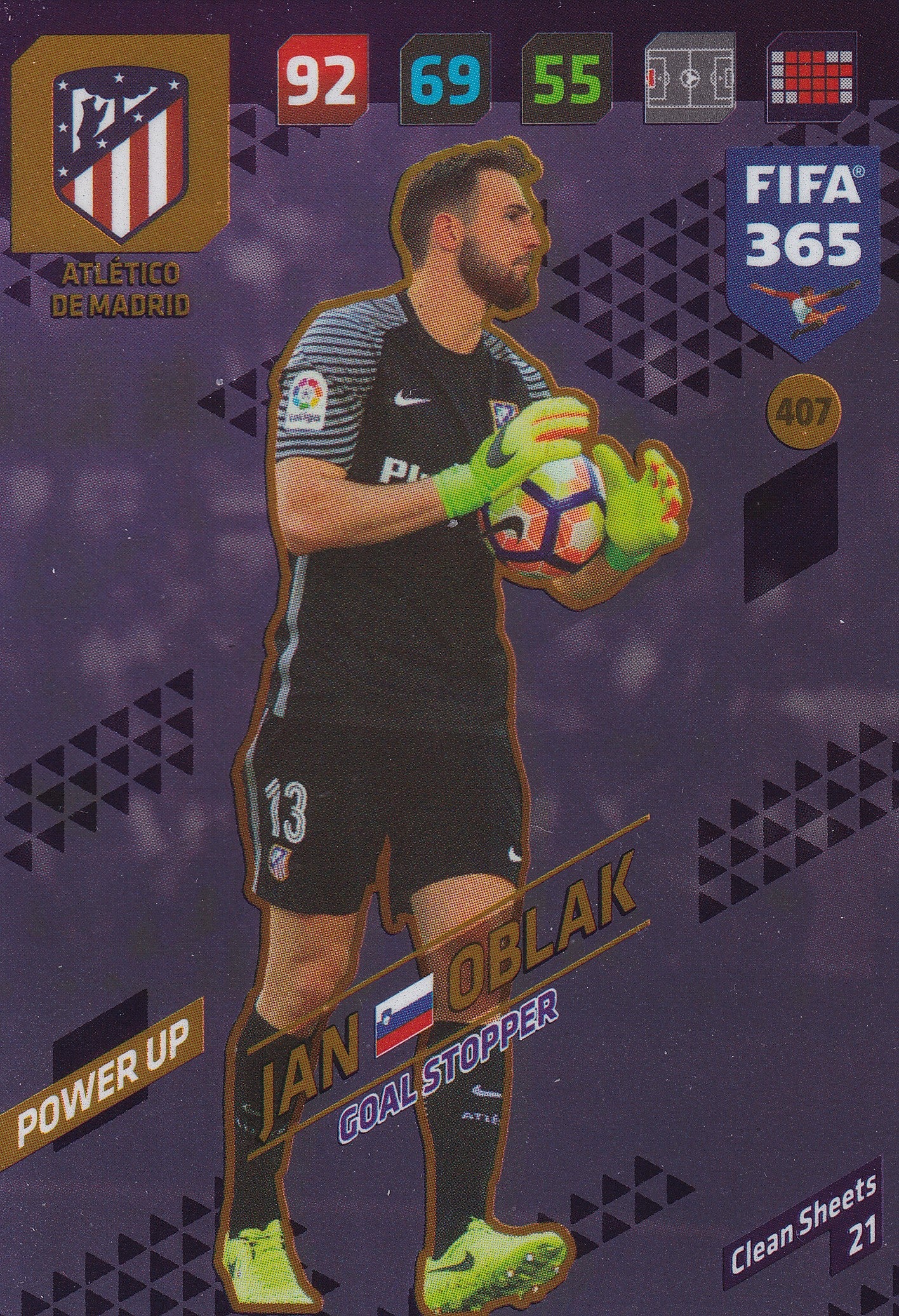407. JAN OBLAK - ATLÉTICO DE MADRID - POWER UP - GOAL STOPPER