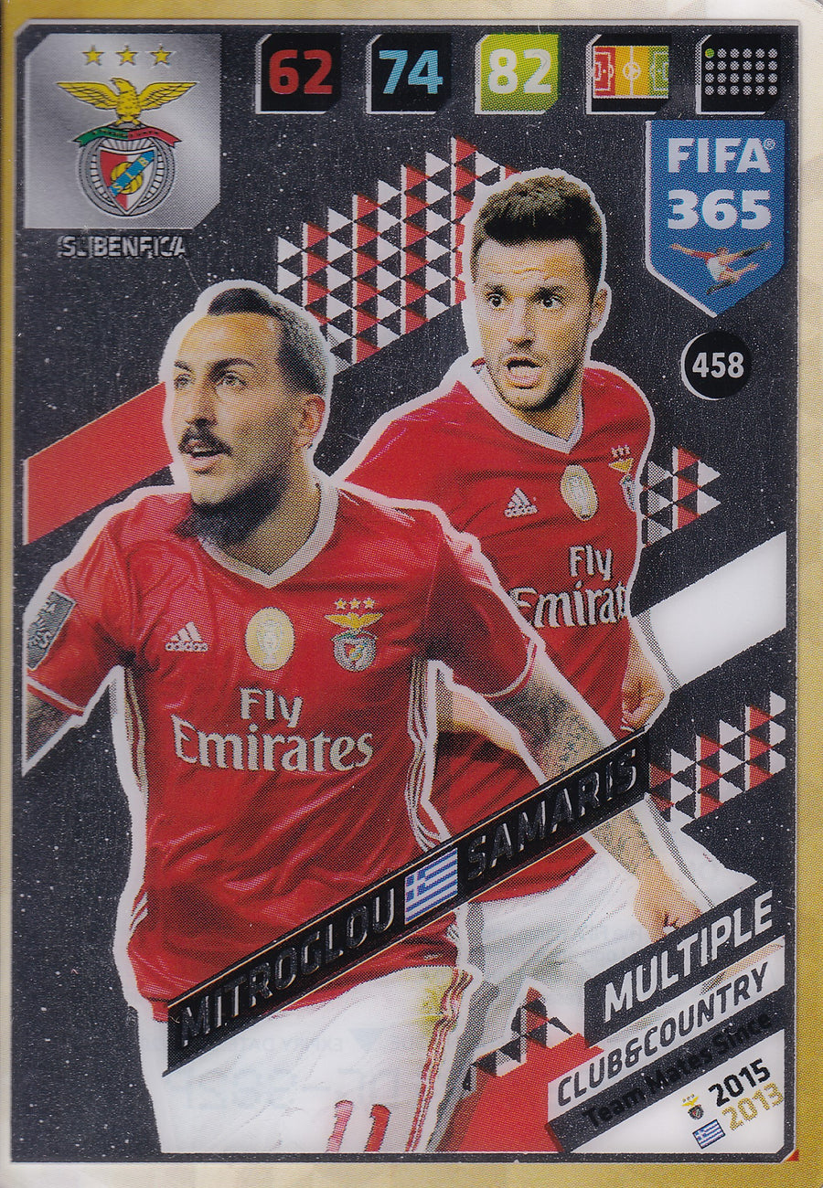 458. MITROGLOU - SAMARIS - SL BENFICA - MULTIPLE - CLUB&COUNTRY