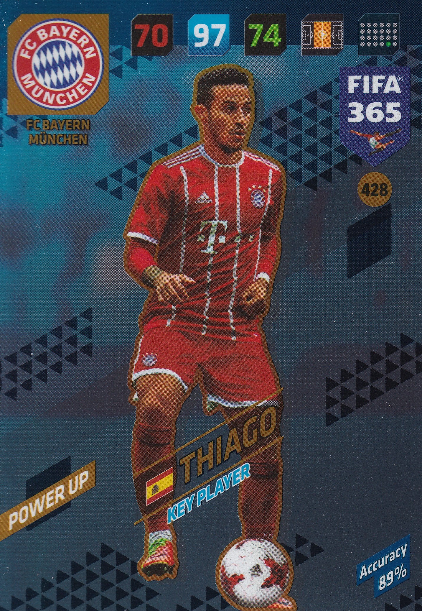 428. THIAGO - FC BAYERN MÜNCHEN - POWER UP - KEY PLAYER