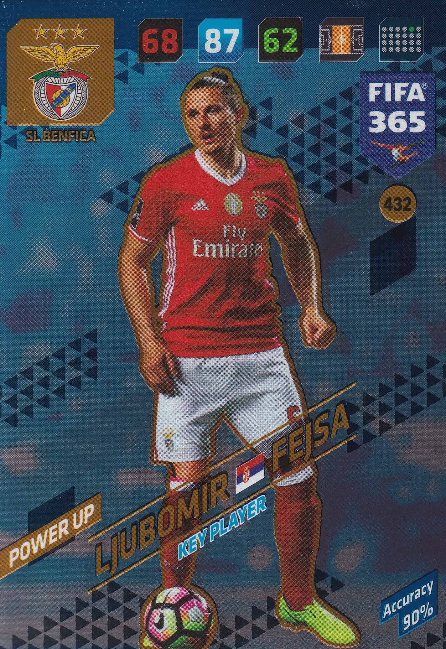 432. LJUBOMIR FEJSA - SL BENFICA - POWER UP - KEY PLAYER