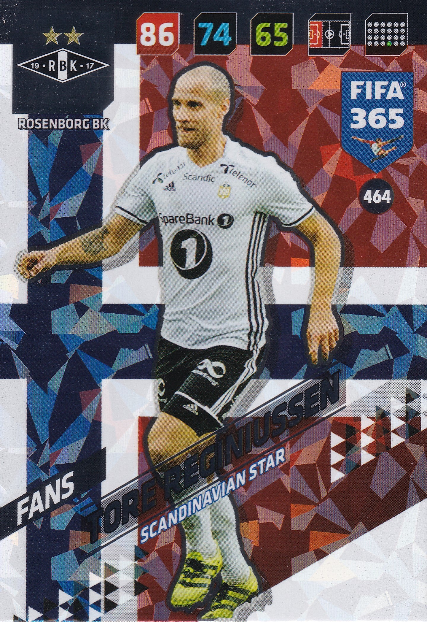 464. TORE REGINIUSSEN - ROSENBORG BK - FANS - SCANDINAVIAN STAR