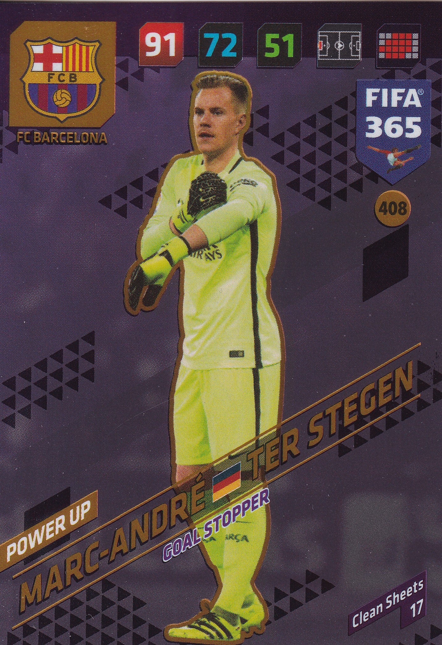 408. MARC-ANDRÉ TER STEGEN - FC BARCELONA - POWER UP - GOAL STOPPER