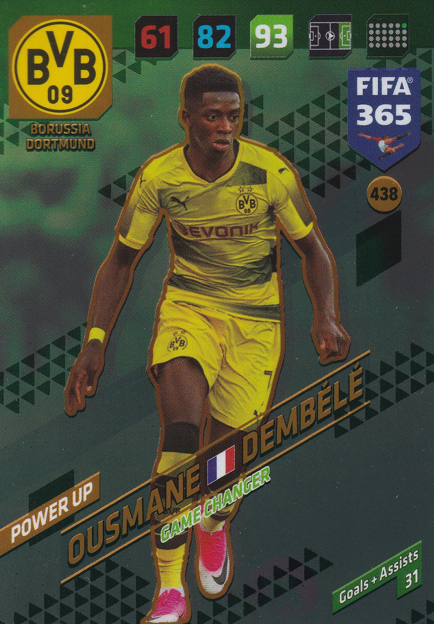 438. OUSMANE DEMBÉLÉ - BORUSSIA DORTMUND - POWER UP - GAME CHANGER