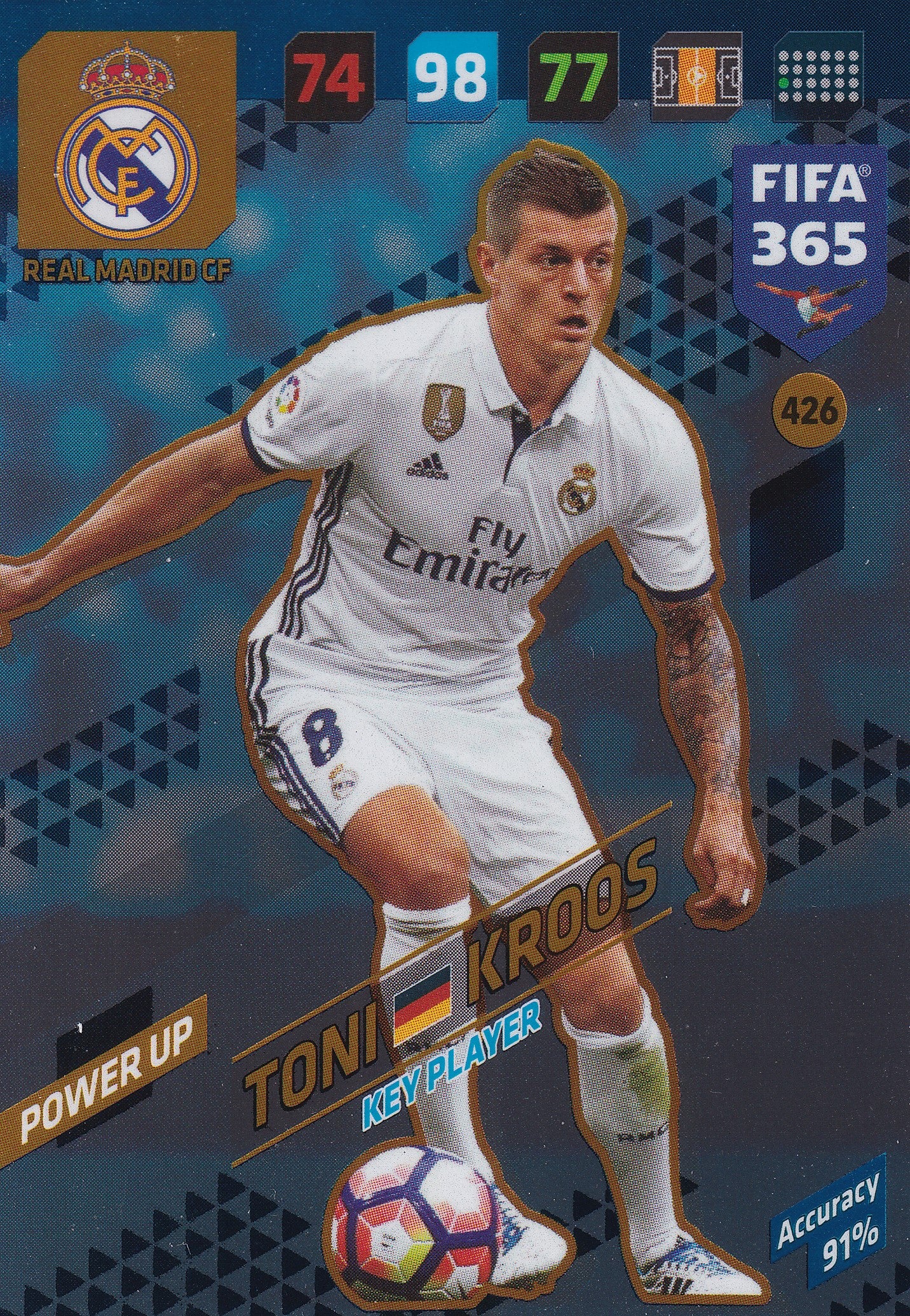 426. TONI KROOS - REAL MADRID CF - POWER UP - KEY PLAYER