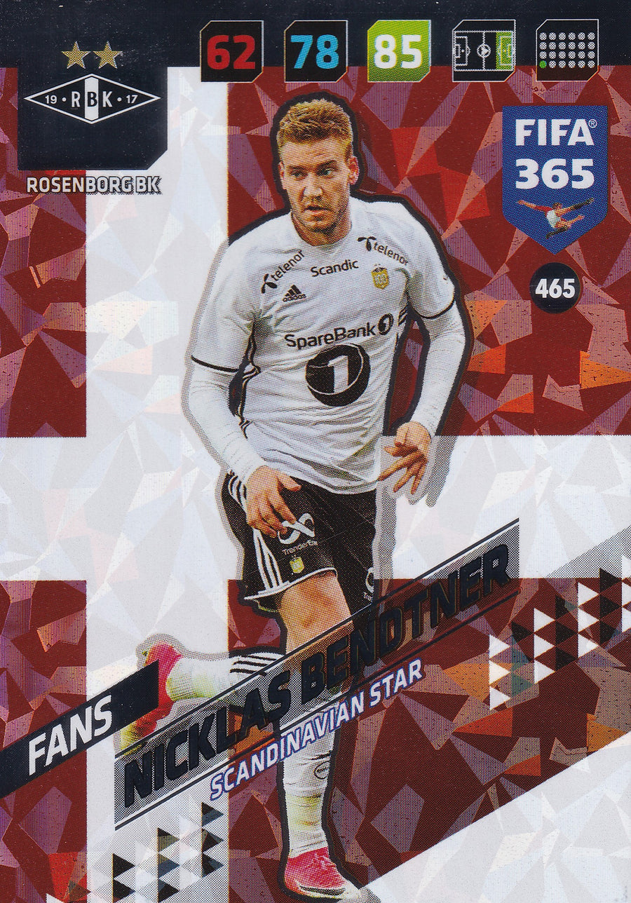 465. NICKLAS BENDTNER - ROSENBORG BK - FANS - SCANDINAVIAN STAR
