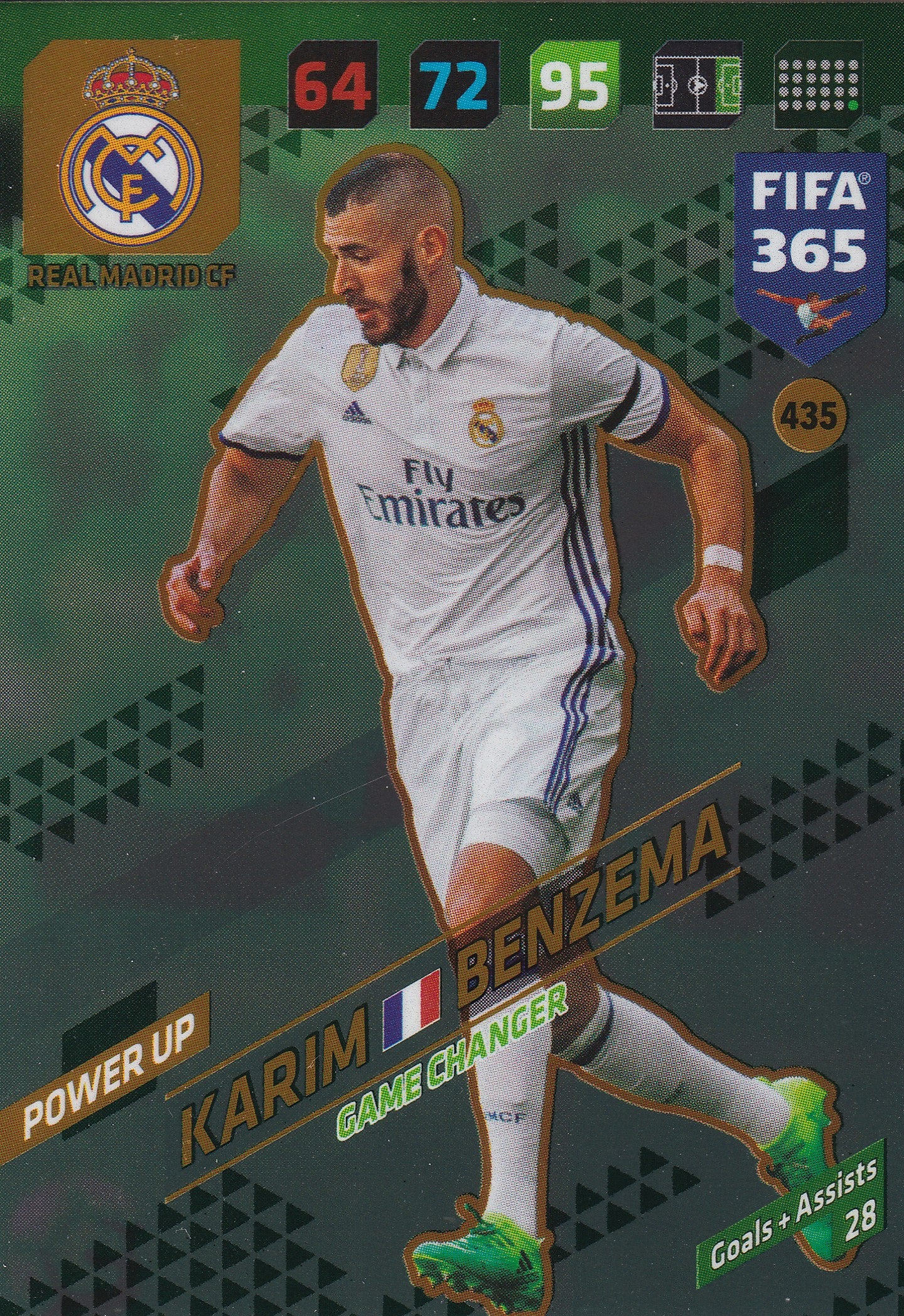 435. KARIM BENZEMA - REAL MADRID CF - POWER UP - GAME CHANGER