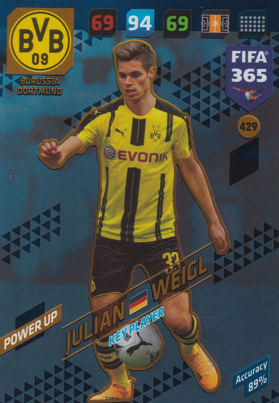 429. JULIAN WEIGL - BORUSSIA DORTMUND - POWER UP - KEY PLAYER