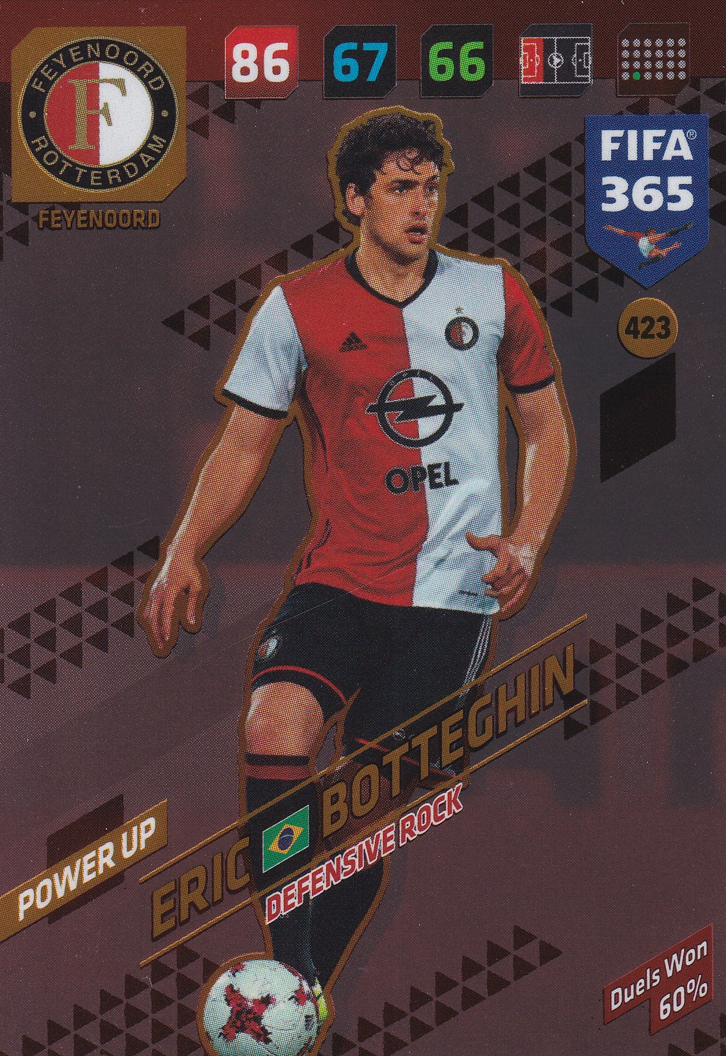 423. ERIC BOTTEGHIN - FEYENOORD - DEFENSIVE ROCK