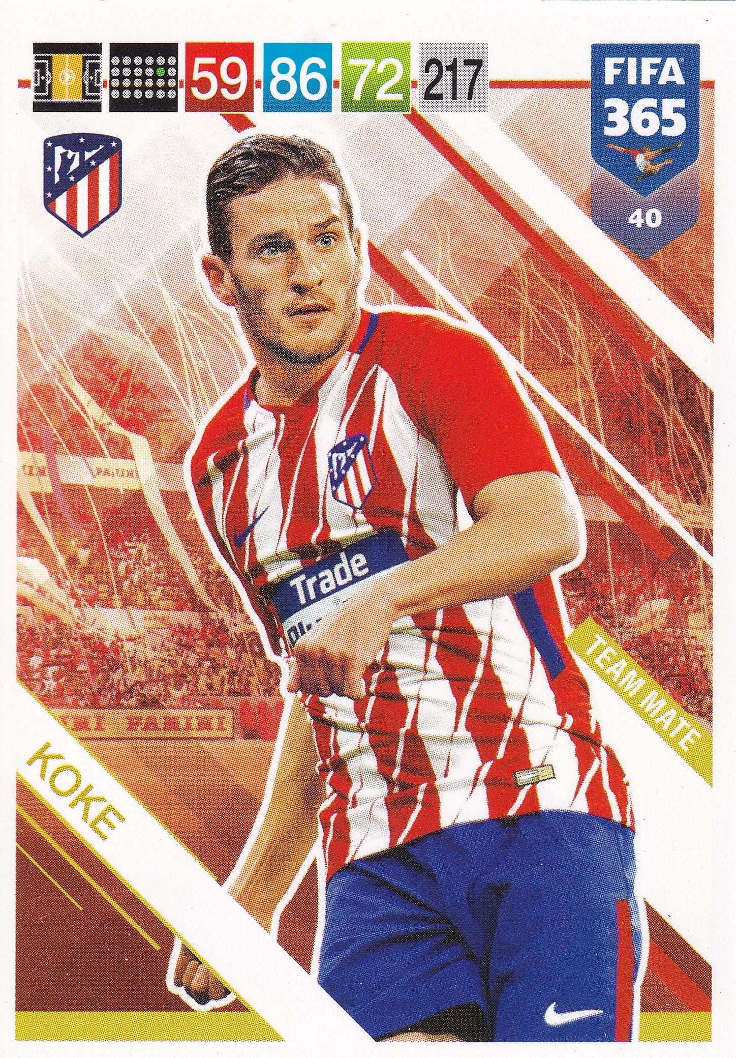 040. KOKE - ATLETICO DE MADRID - TEAM MATE