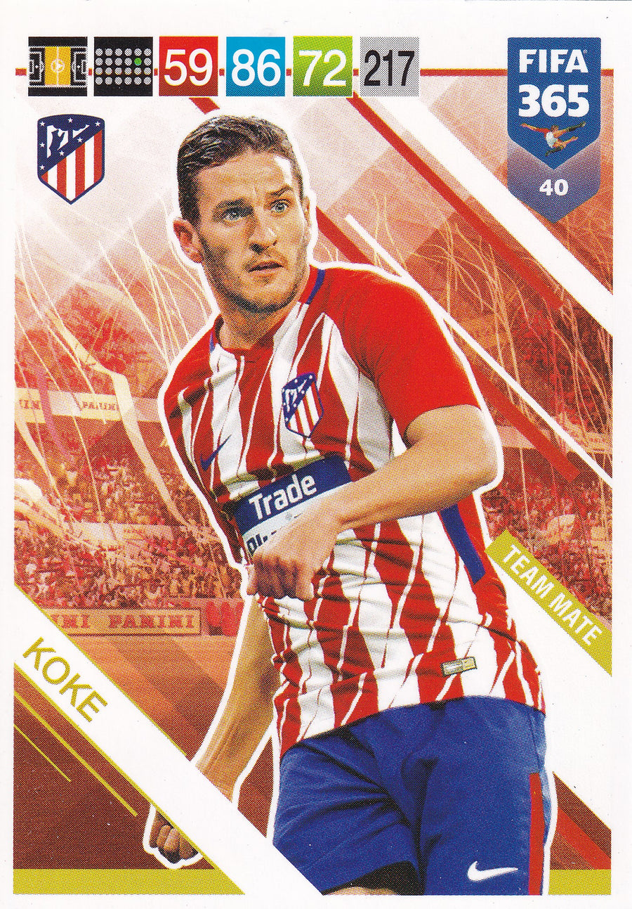 040. KOKE - ATLETICO DE MADRID - TEAM MATE