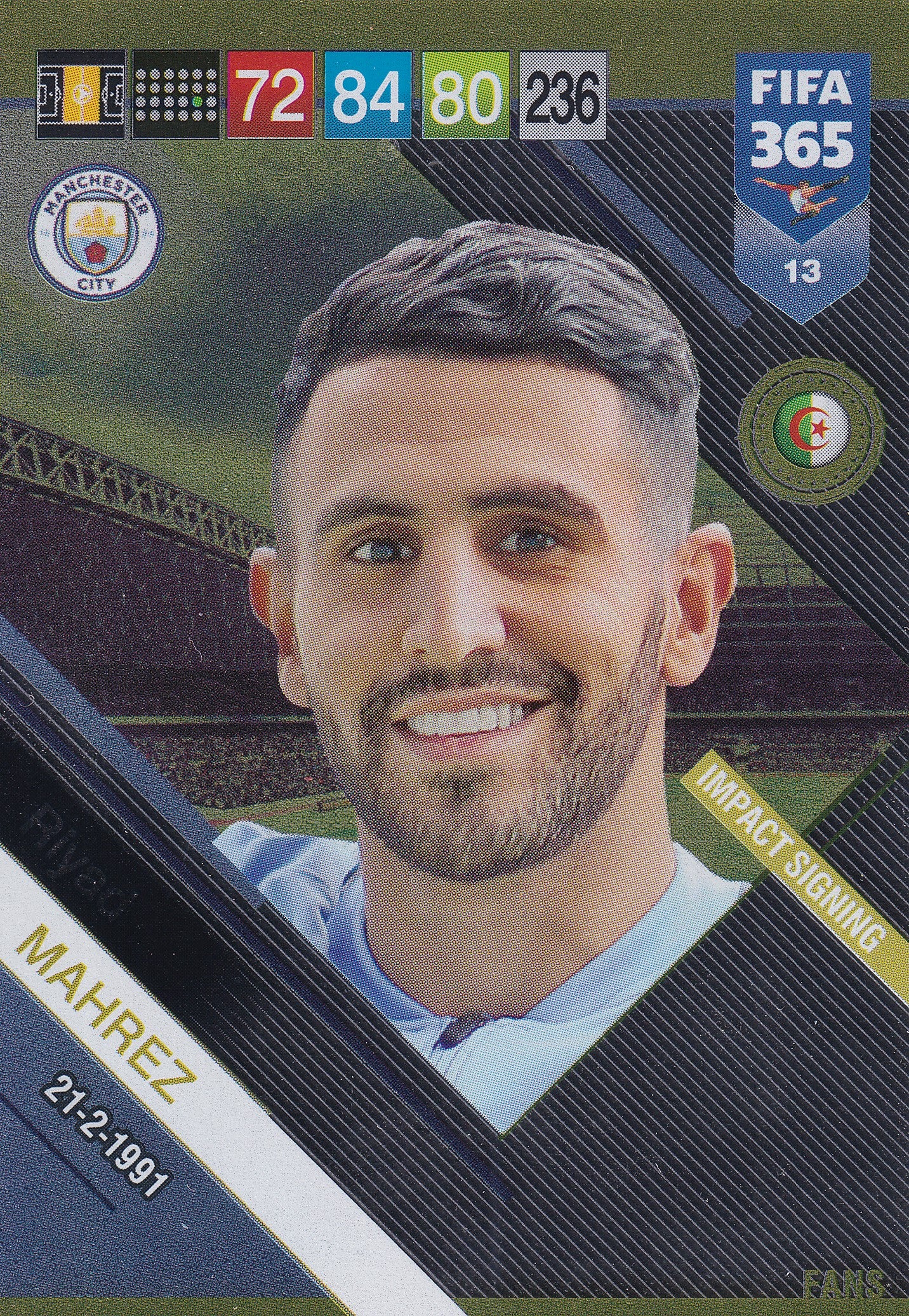 013. RIYAD MAHREZ - MANCHESTER CITY - IMPACT SIGNING