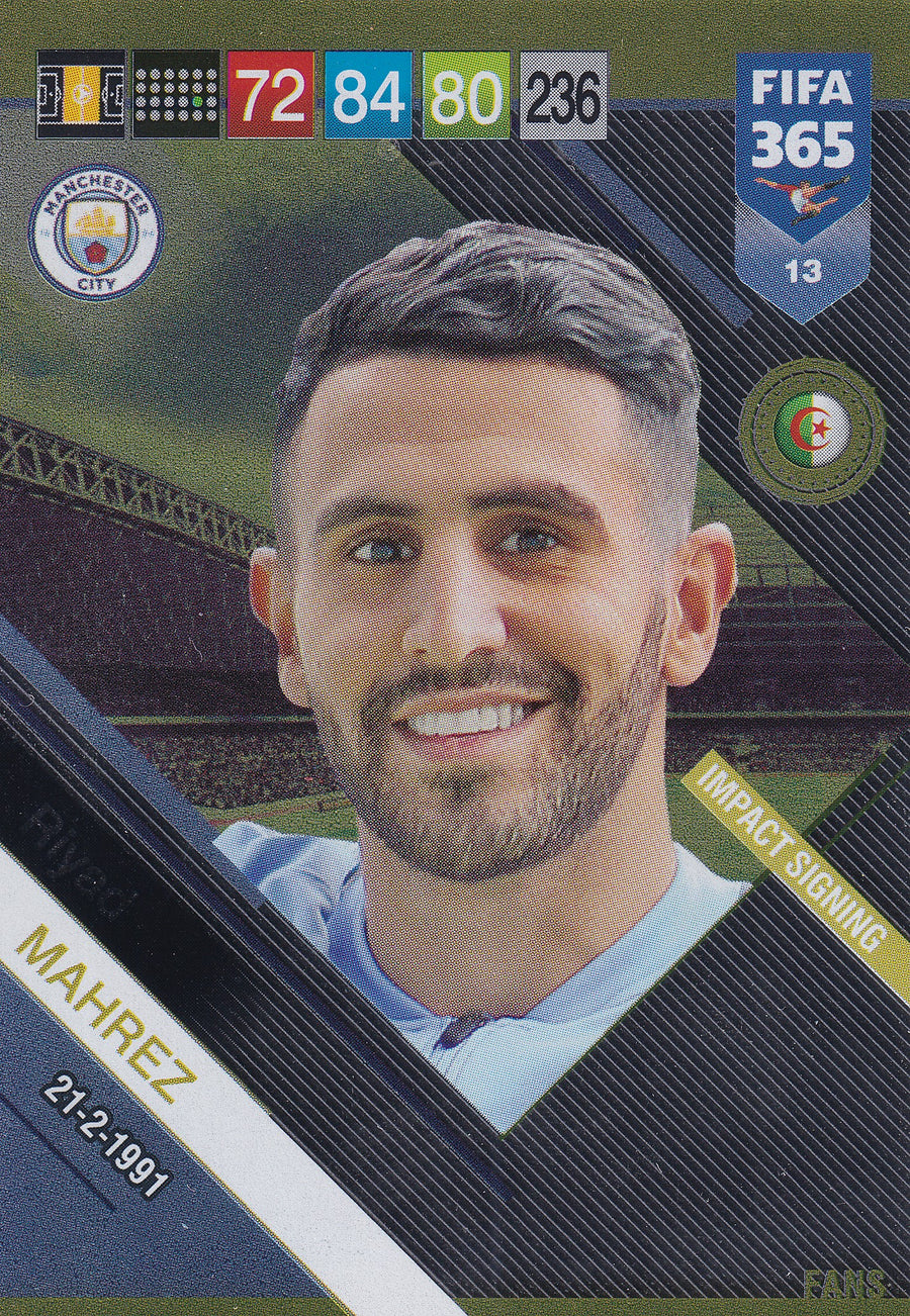 013. RIYAD MAHREZ - MANCHESTER CITY - IMPACT SIGNING