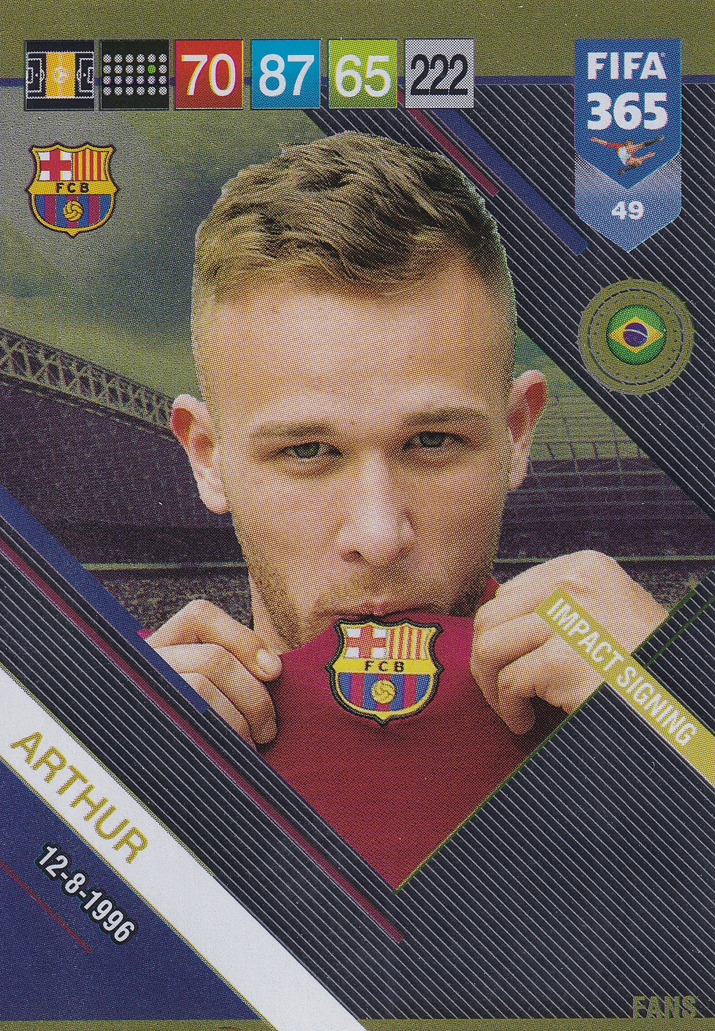 049. ARTHUR - BARCELONA - IMPACT SIGNING