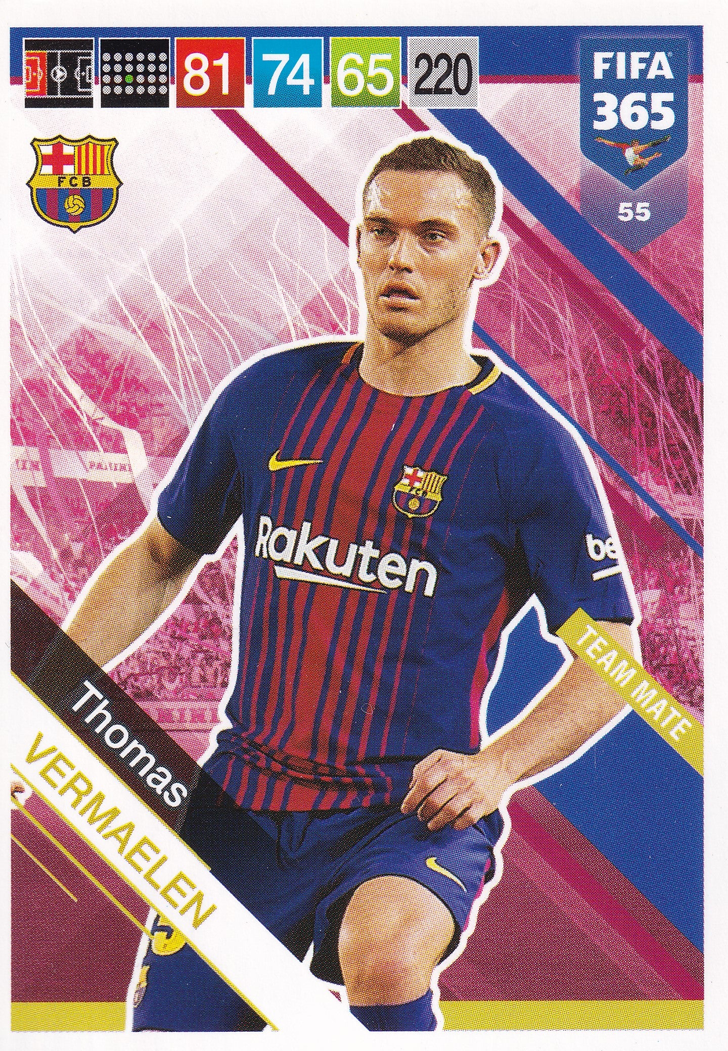 055. THOMAS VERMAELEN - BARCELONA - TEAM MATE
