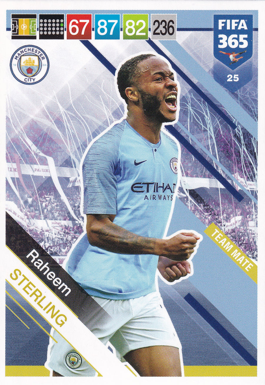 025. RAHEEM STERLING - MANCHESTER CITY - TEAM MATE