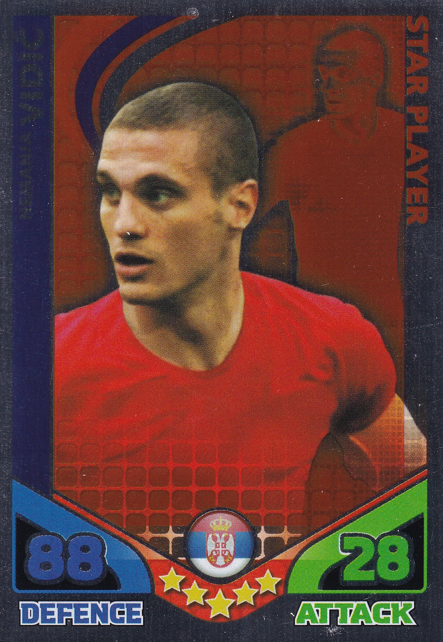 196. NEMANJA VIDIC - SERBIA - STAR PLAYER
