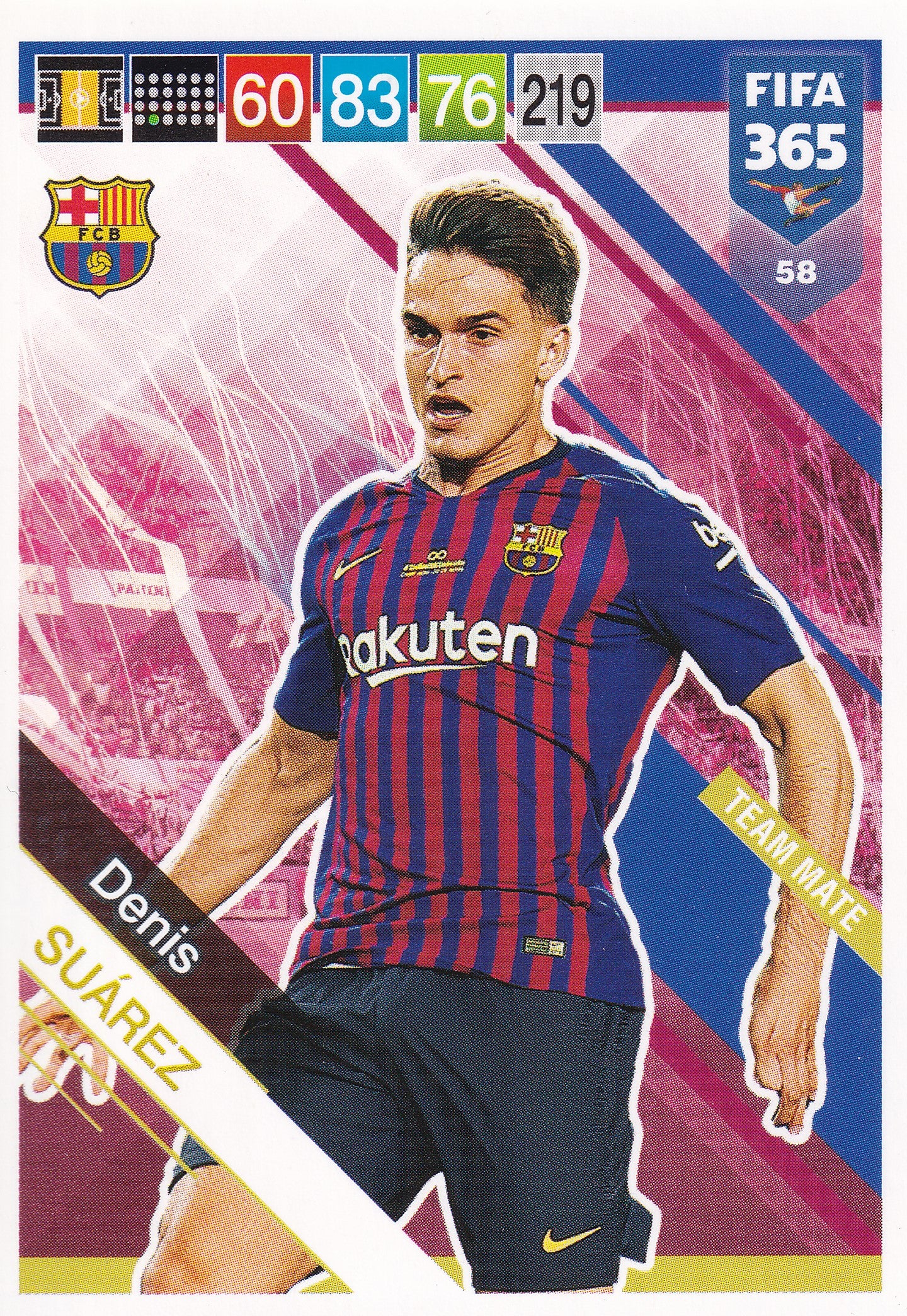 058. DENIS SUÁREZ - BARCELONA - TEAM MATE