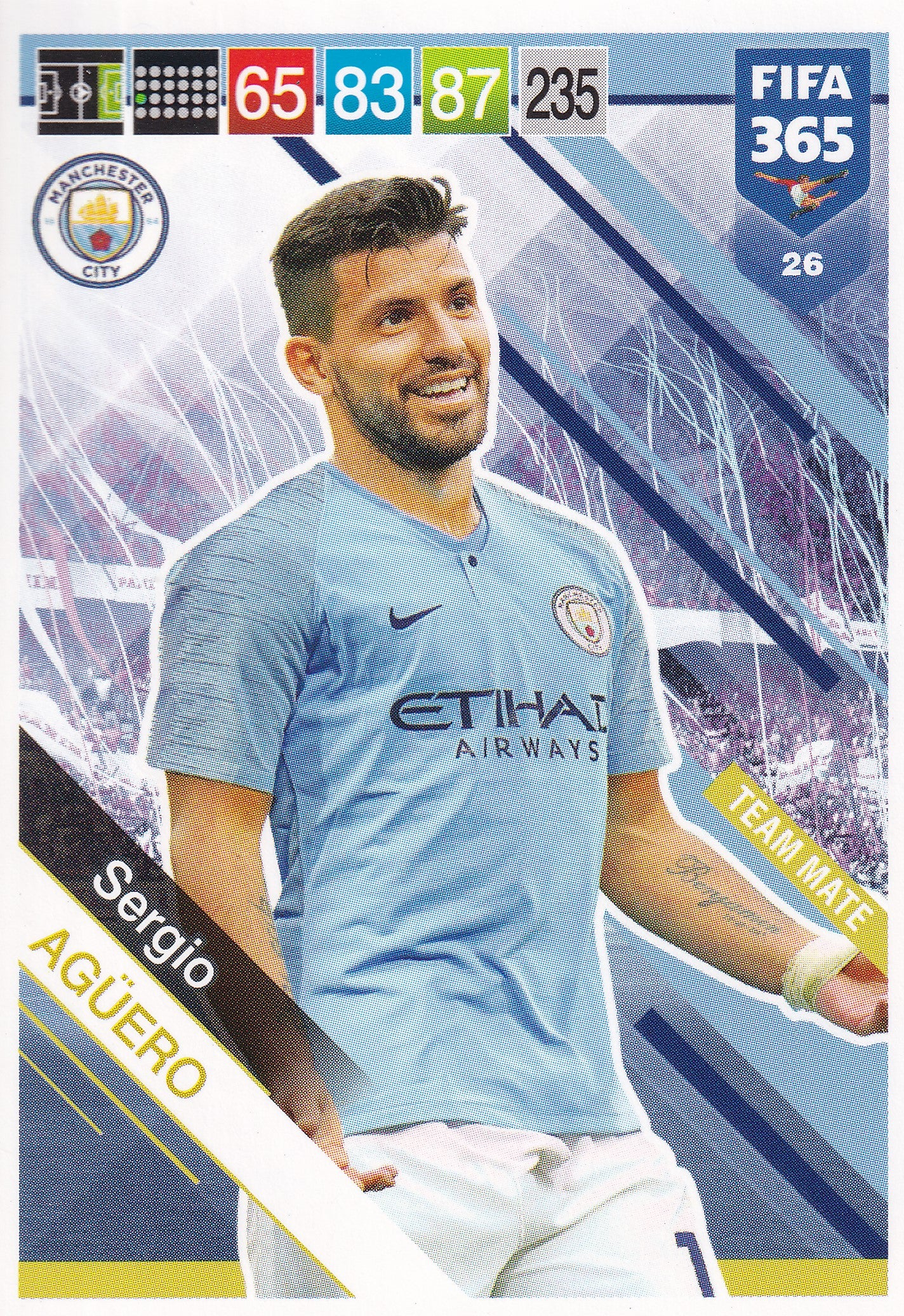 026. SERGIO AGÜERO - MANCHESTER CITY - TEAM MATE