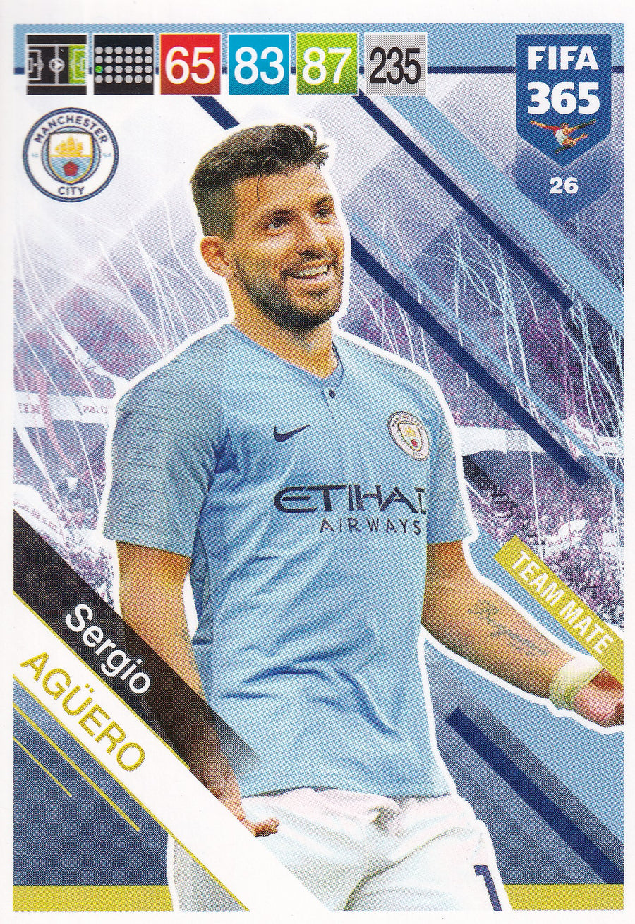 026. SERGIO AGÜERO - MANCHESTER CITY - TEAM MATE