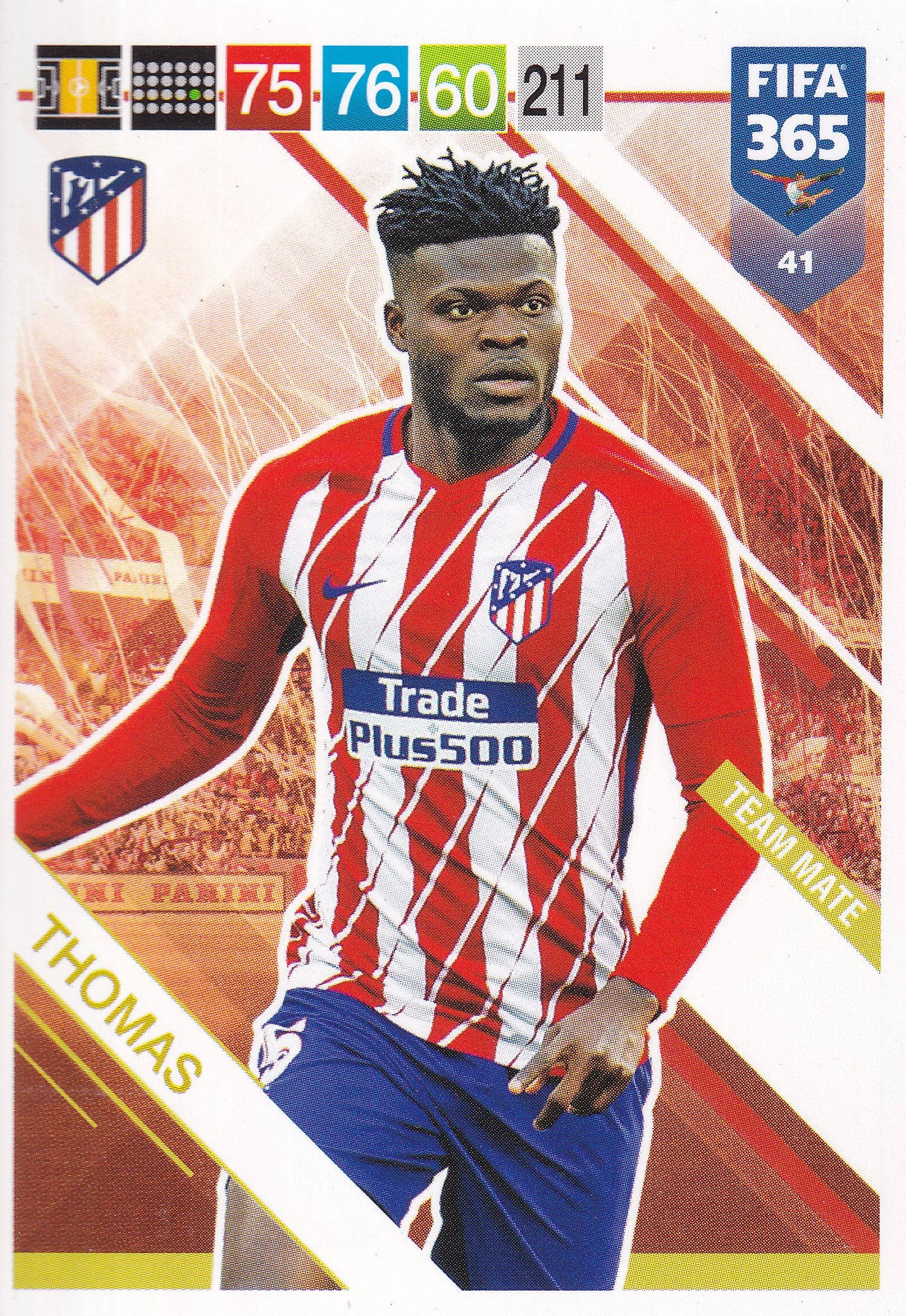 041. THOMAS - ATLETICO DE MADRID - TEAM MATE