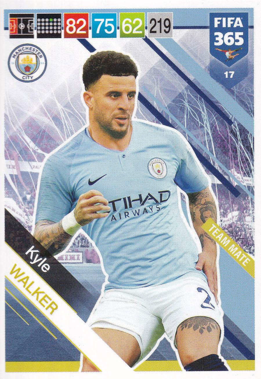 017. KYLE WALKER - MANCHESTER CITY - TEAM MATE