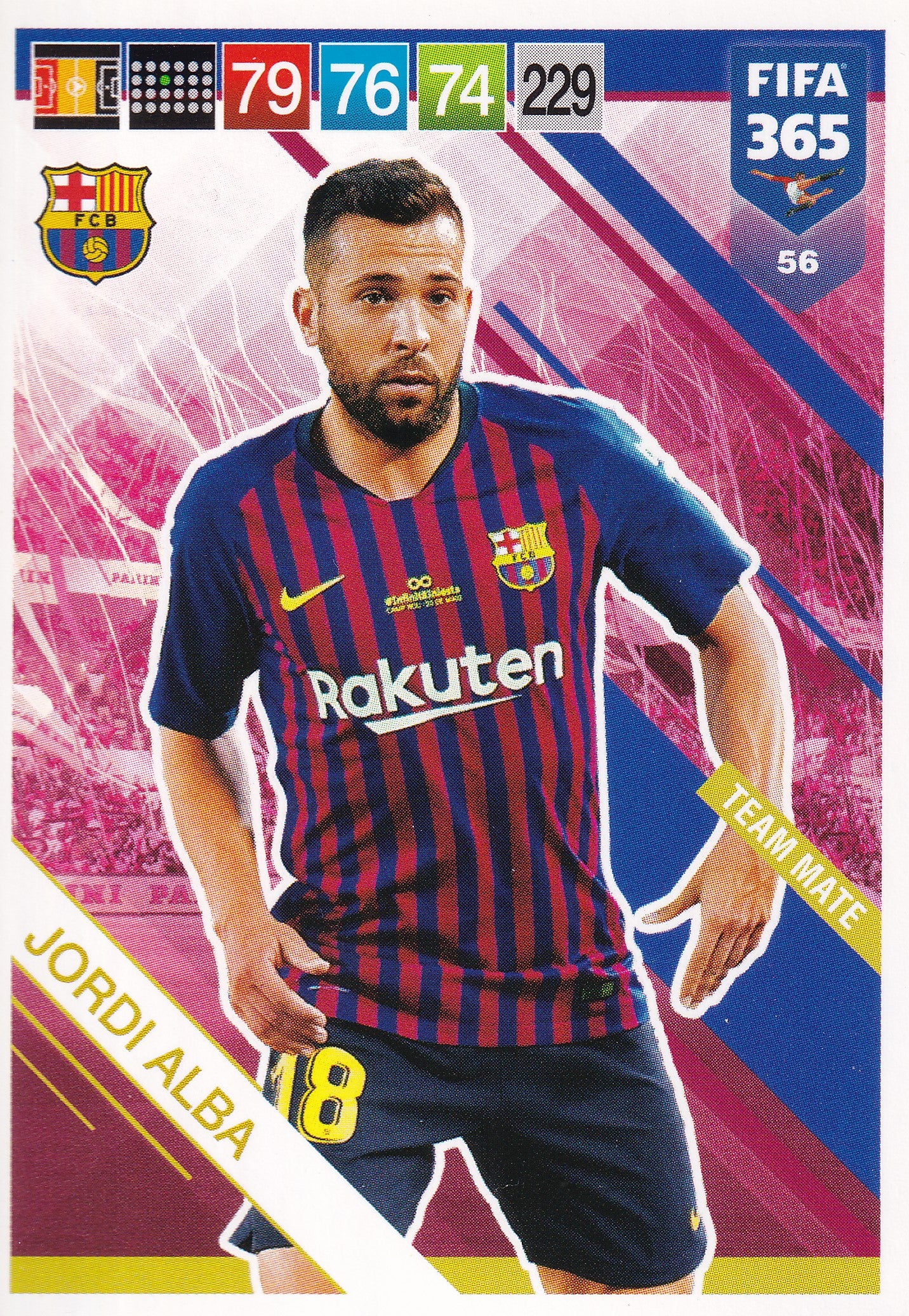 056. JORDI ALBA - BARCELONA - TEAM MATE