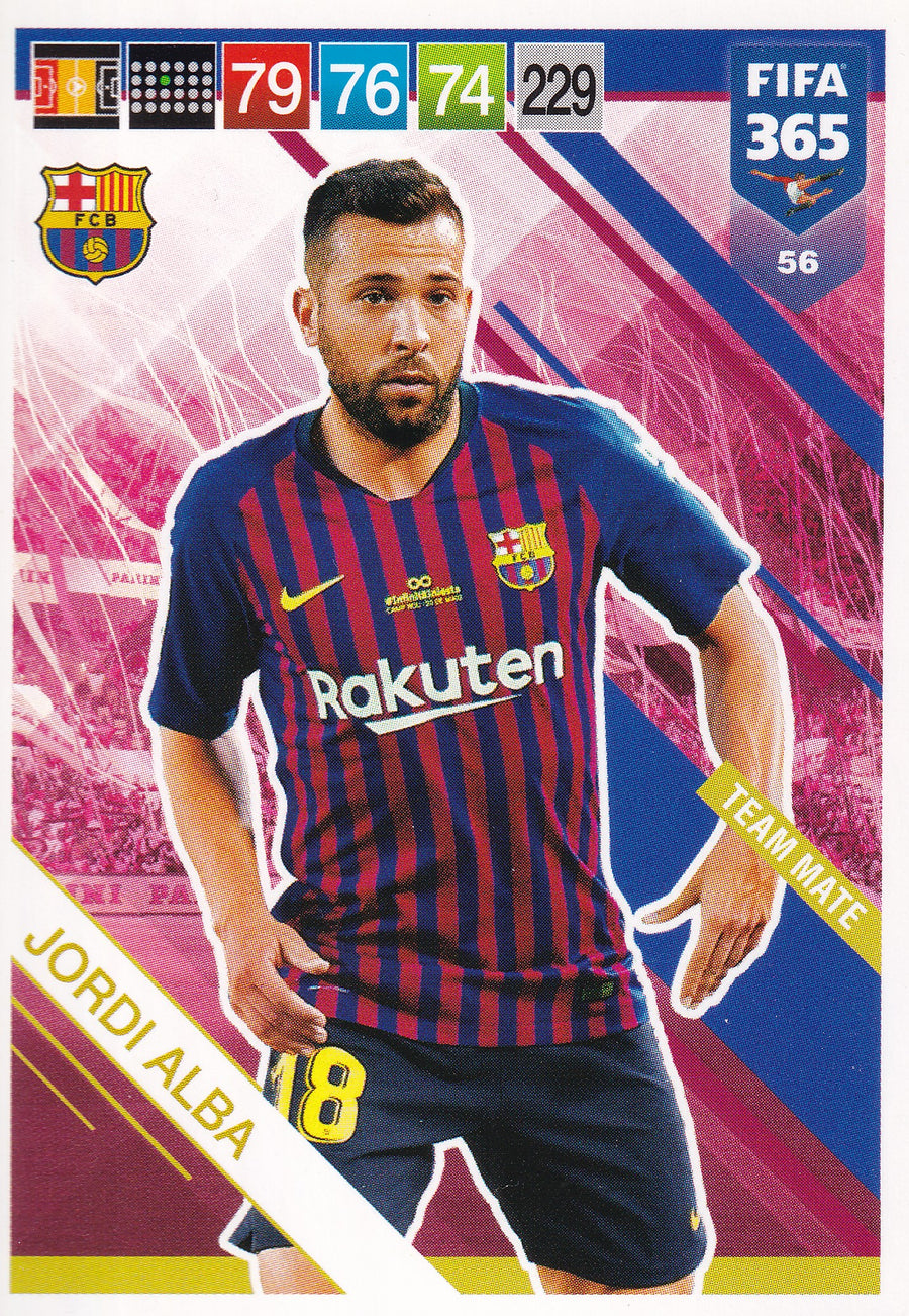 056. JORDI ALBA - BARCELONA - TEAM MATE
