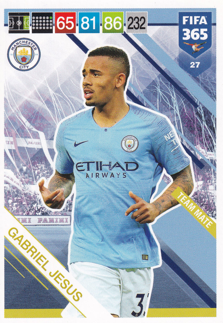 027. GABRIEL JESUS - MANCHESTER CITY - TEAM MATE