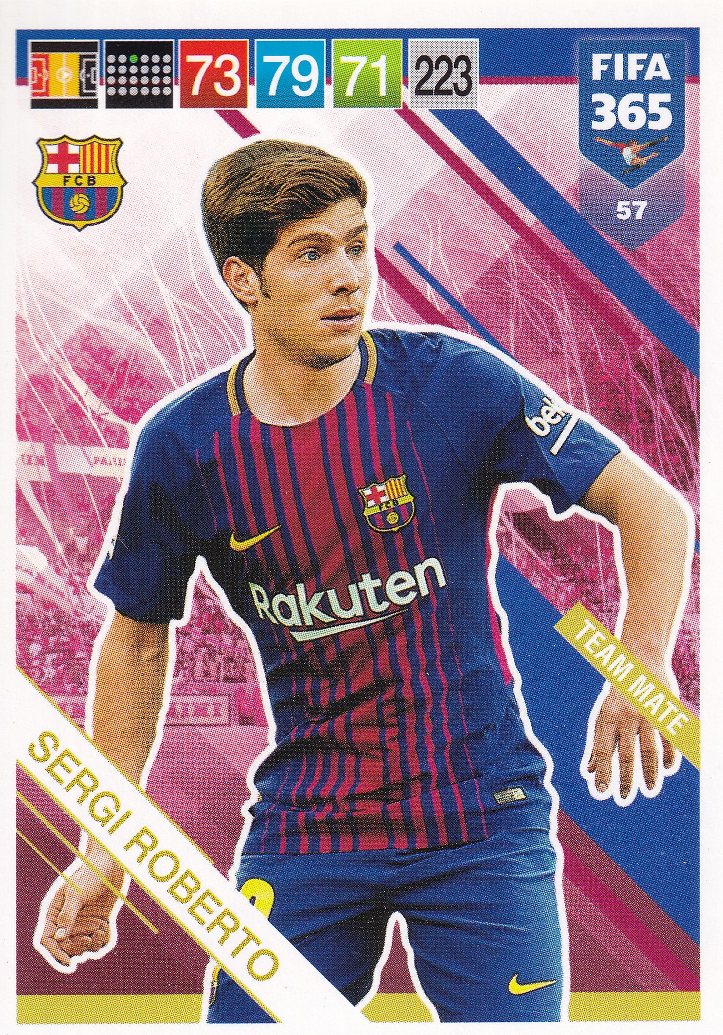 057. SERGI ROBERTO - BARCELONA - TEAM MATE