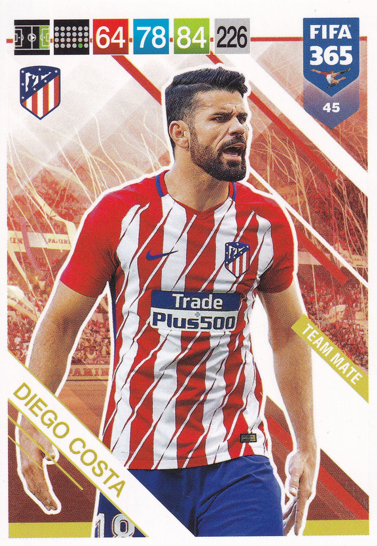 045. DIEGO COSTA - ATLETICO DE MADRID - TEAM MATE